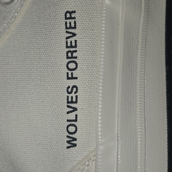 Darc Sport Canvas Suede High Top Sneakers Off White Size Women 6.5 / Men 5.5 NWT - Picture 7 of 13